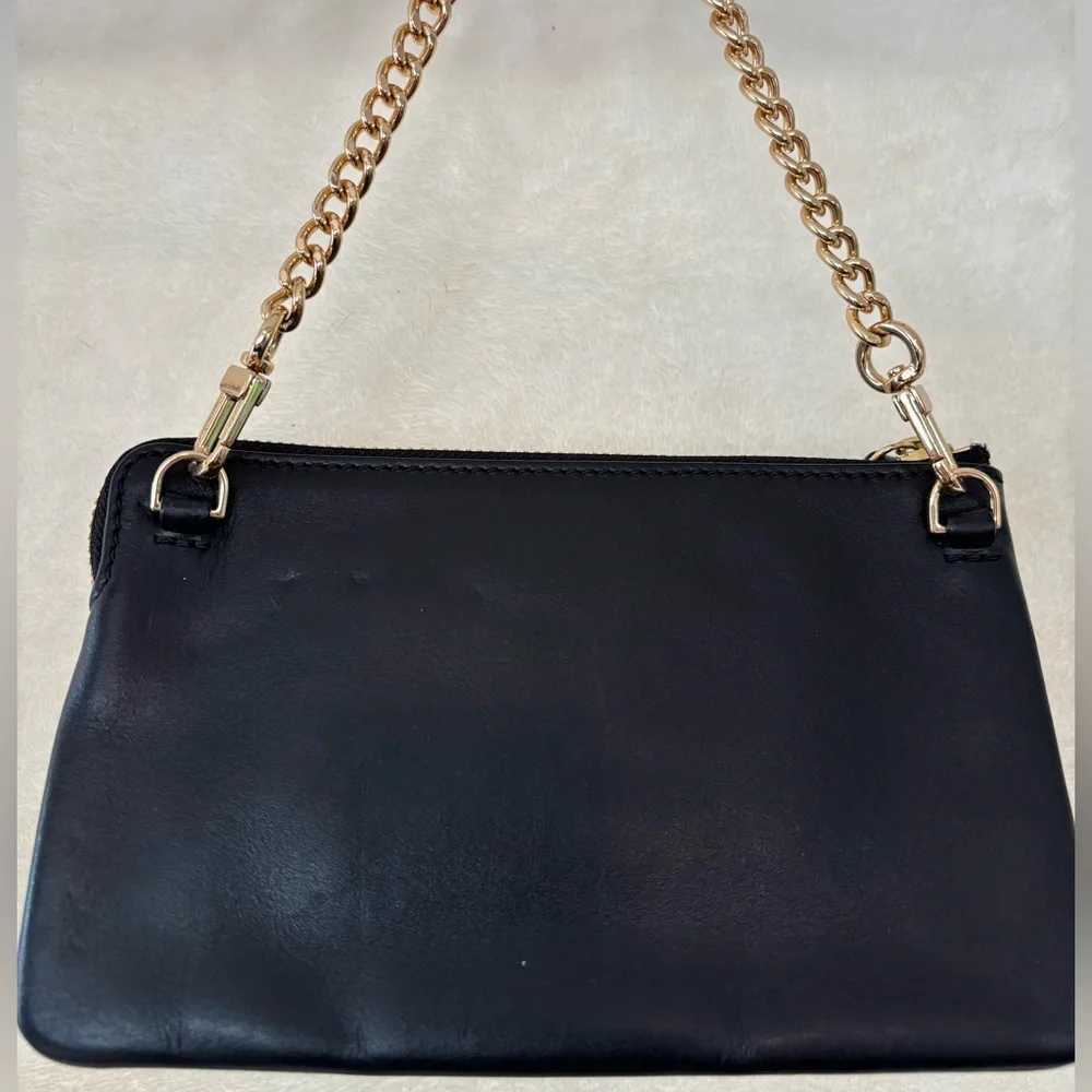 Tory Burch Wristlet with Iconic Gold TB Logo - Picture 4 of 14